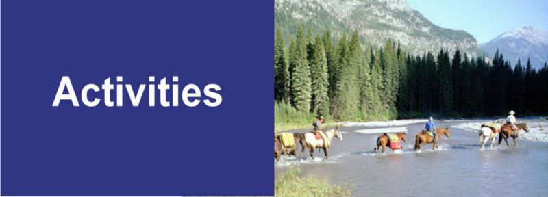 Bragg Creek Activities